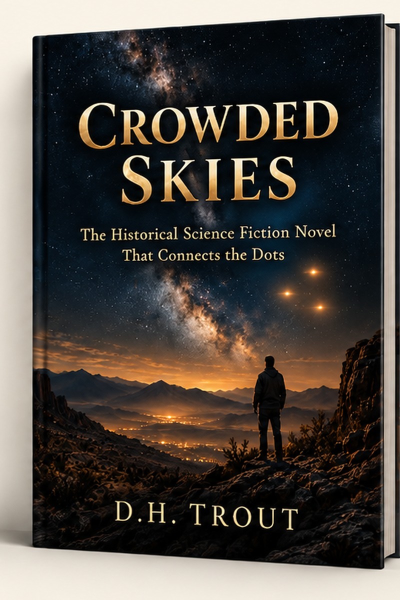 Crowded Skies by D.H. Trout book cover